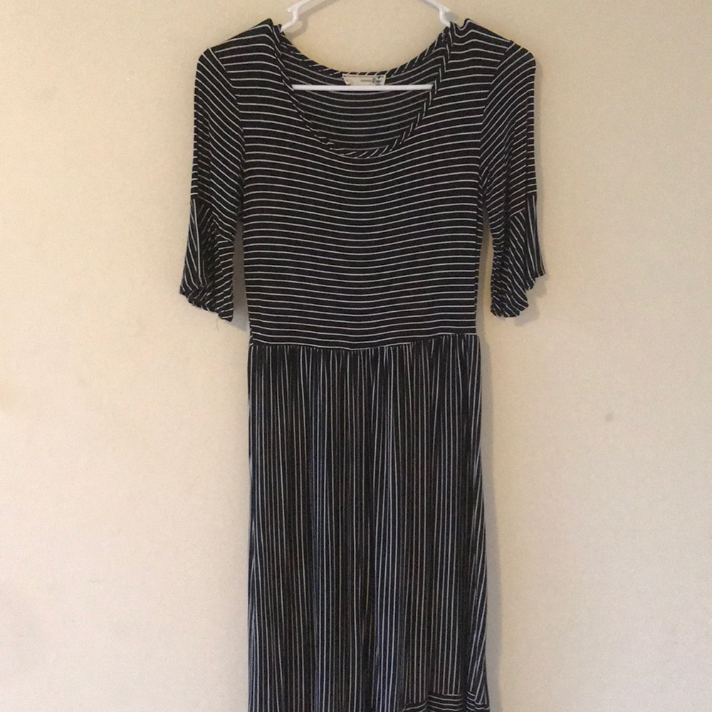 Dress - black and white